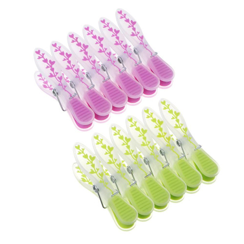 Прищепки VETTA цветы, 12 шт (453-119)