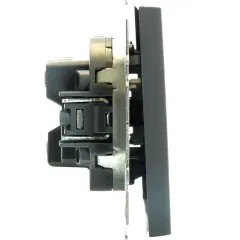 Выключатель 1-кл ЭМИЛИ черный RSW10-5103-05