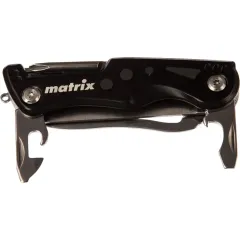 Нож многофункциональный MATRIX 107 мм, 7 функций в чехле (17624)