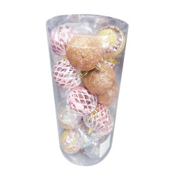 Шары новогодние набор 24шт 6см (2832)