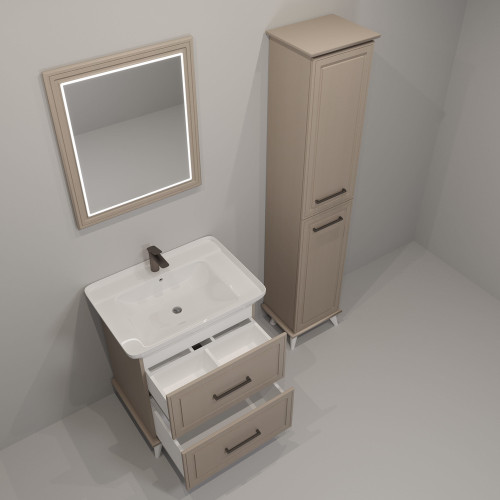 Зеркало мебельное EVA GOLD 75 