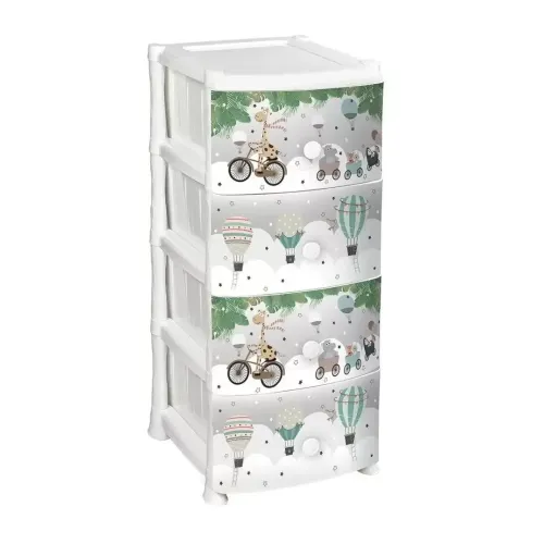 Комод VIOLET Лимпопо 4 ящика (500991)