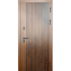 /Дверь метал. PROTERMA 12 см МДФ/МДФ, Винорит Патина/Грецкий орех Царга (2050*860, Правая)