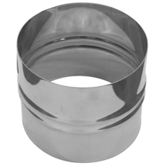 Дымоход адаптер ПП 0,5мм Ф120 нержавеющая сталь (Феррум)