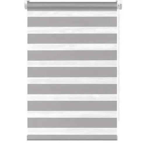 Рулонные жалюзи День-Ночь easy fix 66*160 светло-серый