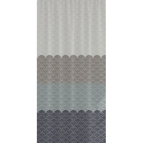 Шторка для ванной PERFECTO LINEA Harmony 180x180cм 12 колец, волны