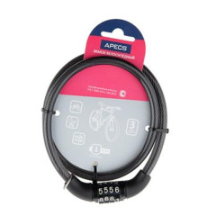 Замок велосипедный Apecs PD-82-65СМ-CODE (04110)