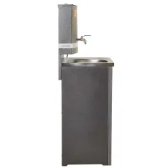 Умывальник дачный ВИХРЬ ЛЮКС (74/4/3) с подогревом, нержавеющая мойка, цвет серебро