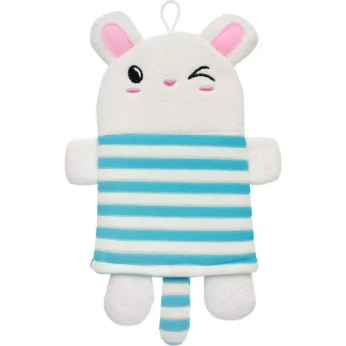 Мочалка Варежка Зайчик 27*17,5см 