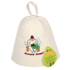 Шапка банная Хозяин бани, войлок