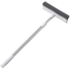 Окномойка с телескопической ручкой, в комплекте 2 насадки из микрофибры с держателем (9848213)