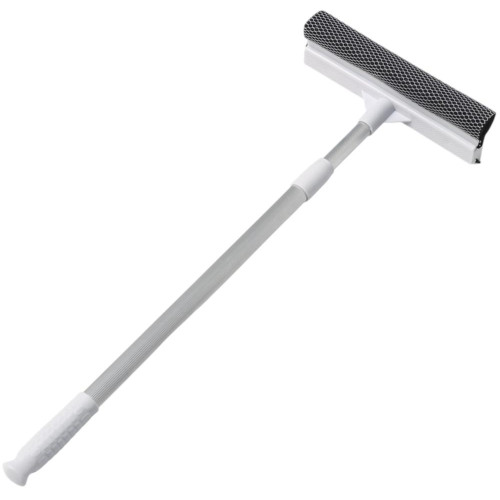 Окномойка с телескопической ручкой, в комплекте 2 насадки из микрофибры с держателем (9848213)