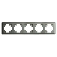 Рамка 5-пост Катрин графит PFR00-7005-06