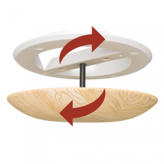 Клапан тарельчатый D125 (СОСНА)12,5DW pine