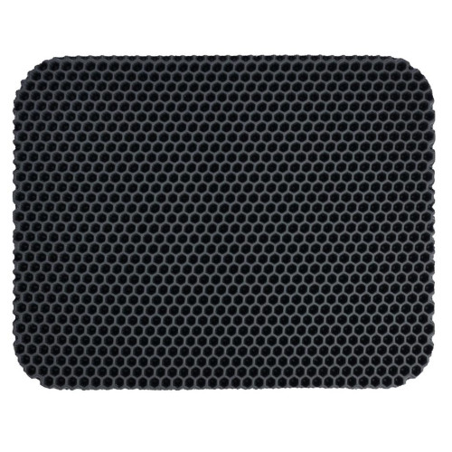 Коврик для сушки посуды ЭВА серый 27х34см (485-025)