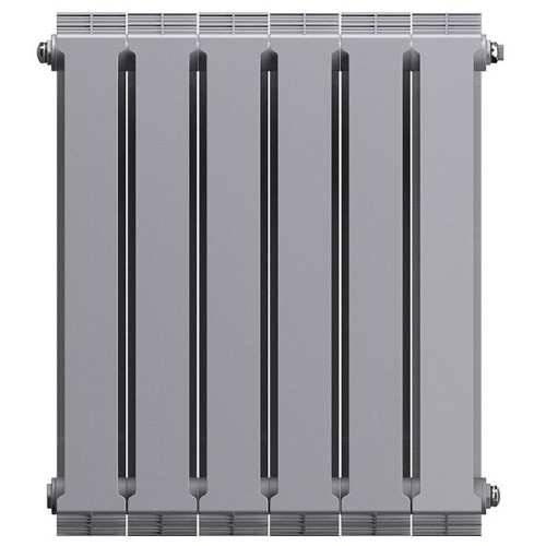 Радиатор биметаллический ROYAL THERMO PianoForte 500/100 6 сек. Silver Satin