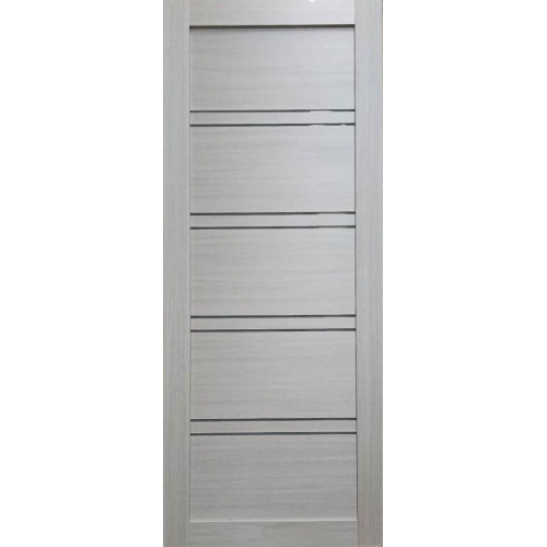 Дверное полотно Лайт 9 ДО 70 дуб молочный, покрытие ПВХ (Корадубов) (сатинат, белое)