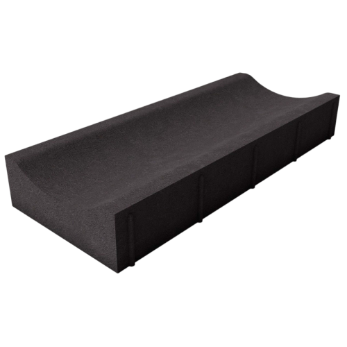 Водосток вибропрессованный ЯР чёрный 400*200*70