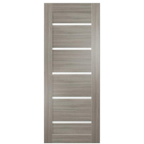 Дверное полотно HD01 ДО 70 дуб дымчатый, экошпон (HODO)