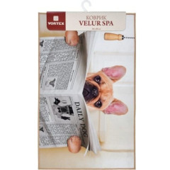 Коврик придверный 500*800мм Vortex Velur SPA Свежая пресса (24288)