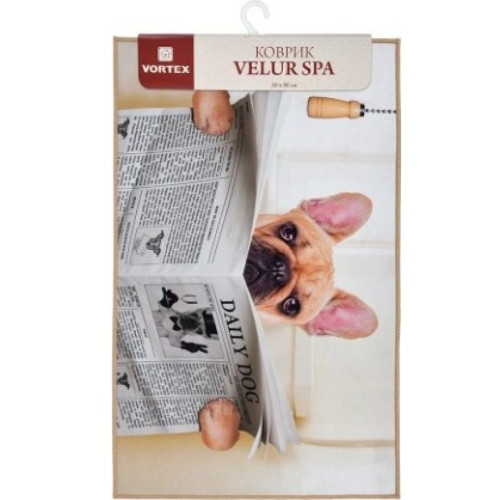 Коврик придверный 500*800мм Vortex Velur SPA Свежая пресса (24288)