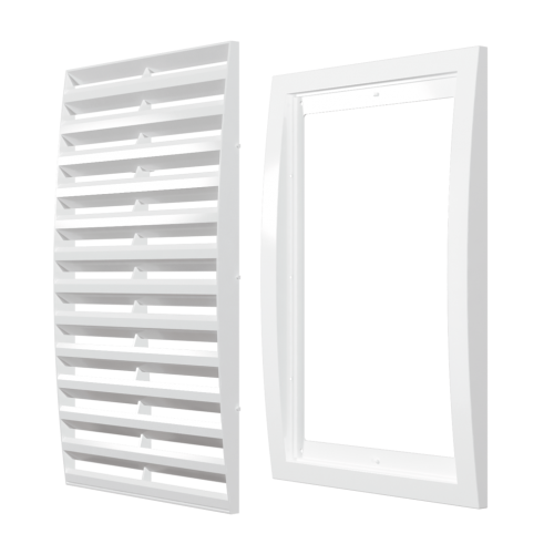 Решетка наклонная пластмассовая 3535РР