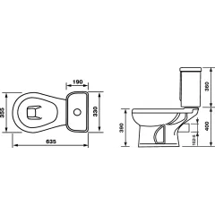 Унитаз-компакт С. ОСКОЛ 