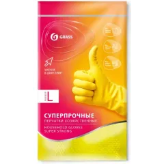 Перчатки латексные Grass L (IT-0742)