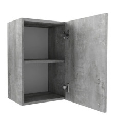 Шкаф навесной EVA GOLD с полкой 40 светлый цемент