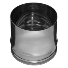 Дымоход заглушка внутренняя 0,5мм Ф160 нержавеющая сталь (Феррум)