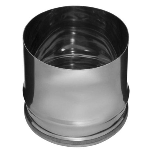 Дымоход заглушка внутренняя 0,5мм Ф160 нержавеющая сталь (Феррум)