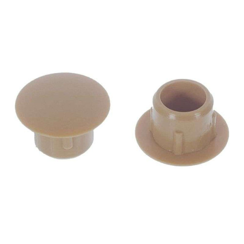 Заглушка под отверстиe D8 мм (15шт.) темно-бежевая