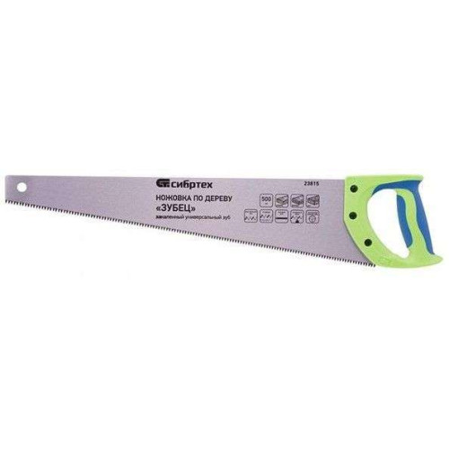 Ножовка СИБРТЕХ Зубец по дереву 500 мм зуб 3D (23815)