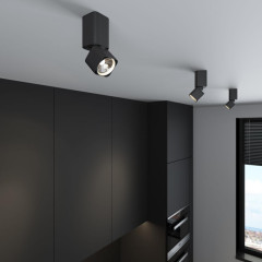 Светильник накладной ES 25043/LED 10W 4000K чёрный