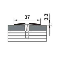 Стык 37мм 1,35 Дуб беленный (Лука ПС 03.1350.087)