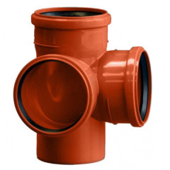 Крестовина кан. наружная 2-плоск ф 110/110/110х90° (550896)