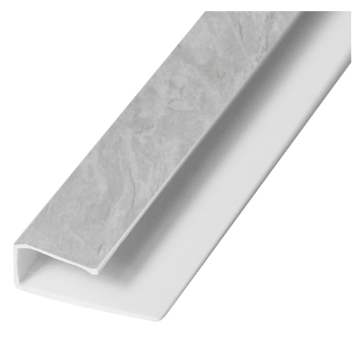 Профиль ПВХ ИДЕАЛ 8 мм Стартовый матовый  2,7м  519 Венеция светло-пепельная (25)