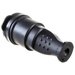 Розетка переносная 2P+E STEKKER черн.каучуковая на шнур RST16-21-44 32751