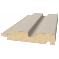 МДФ Реечная STELLA Профиль Финишный Beats De Luxe Sandgrau 2700*77/61*16 (в уп. 4шт.)