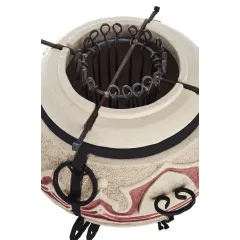 Тандыр Сармат Восточный (стойка, кочерга, совок, колосник, приспособление для подвешивания шампуров)(*8)