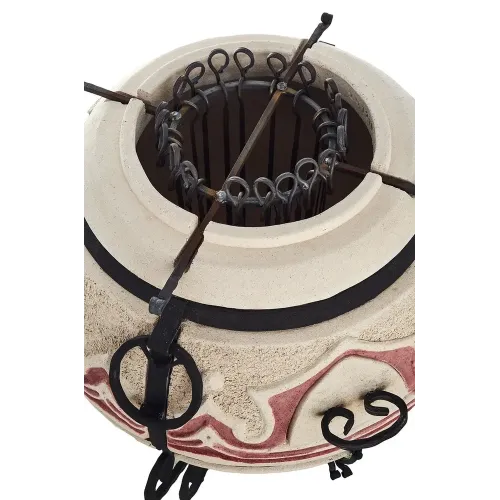 Тандыр Сармат Восточный (стойка, кочерга, совок, колосник, приспособление для подвешивания шампуров)(*8)