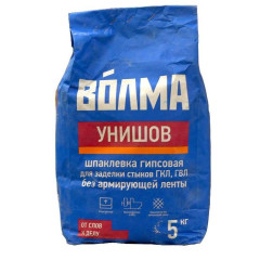 Шпатлёвка ВОЛМА Унишов гипсовая 5 кг