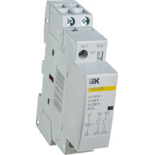 Контактор модульный КМ20-20М AC IEK MKK11-20-20