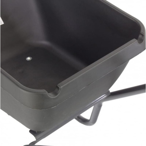 Тачка садово-строительная 90л/175кг с пластиковым корытом СИБРТЕХ (68919)