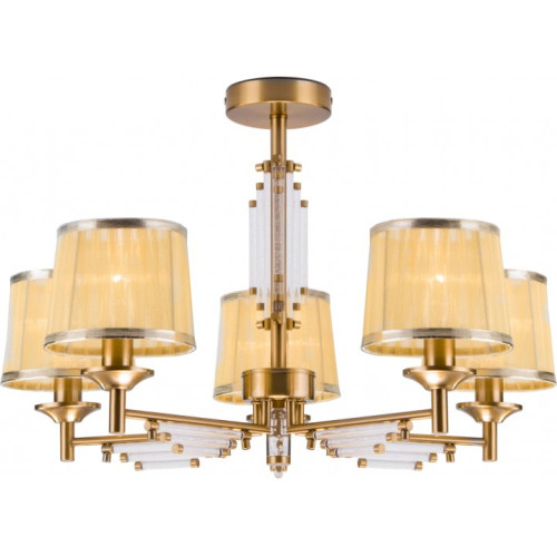 Светильник EUROSVET 60081/5 золотая бронза