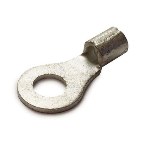 Наконечник медный луженый под пайку ПМ 10,0мм.кв. х М6 КВТ (200037)