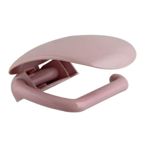 Держатель для туалетной бумаги ПОЛИМЕРБЫТ бежевый/розовый 430720000 (829434)