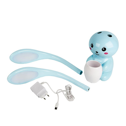 Лампа настольная Uniel Заяц ULM-D160 синий