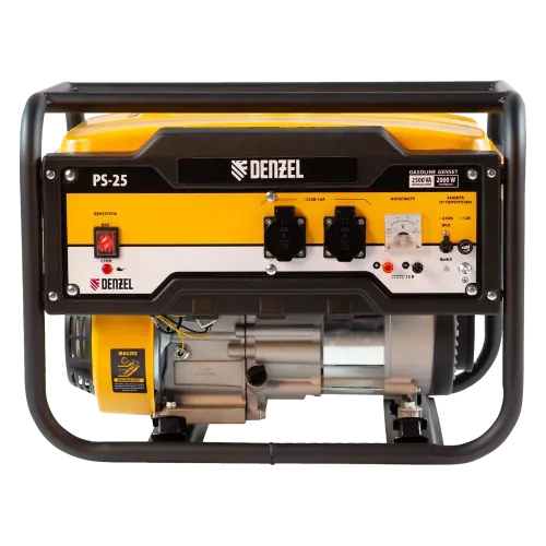 Генератор бензиновый DENZEL PS 25 ручной старт (946814) (*30)