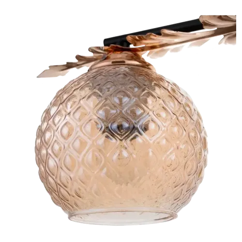 Светильник ЭкономСвет 12144/3BK+FGD AMB